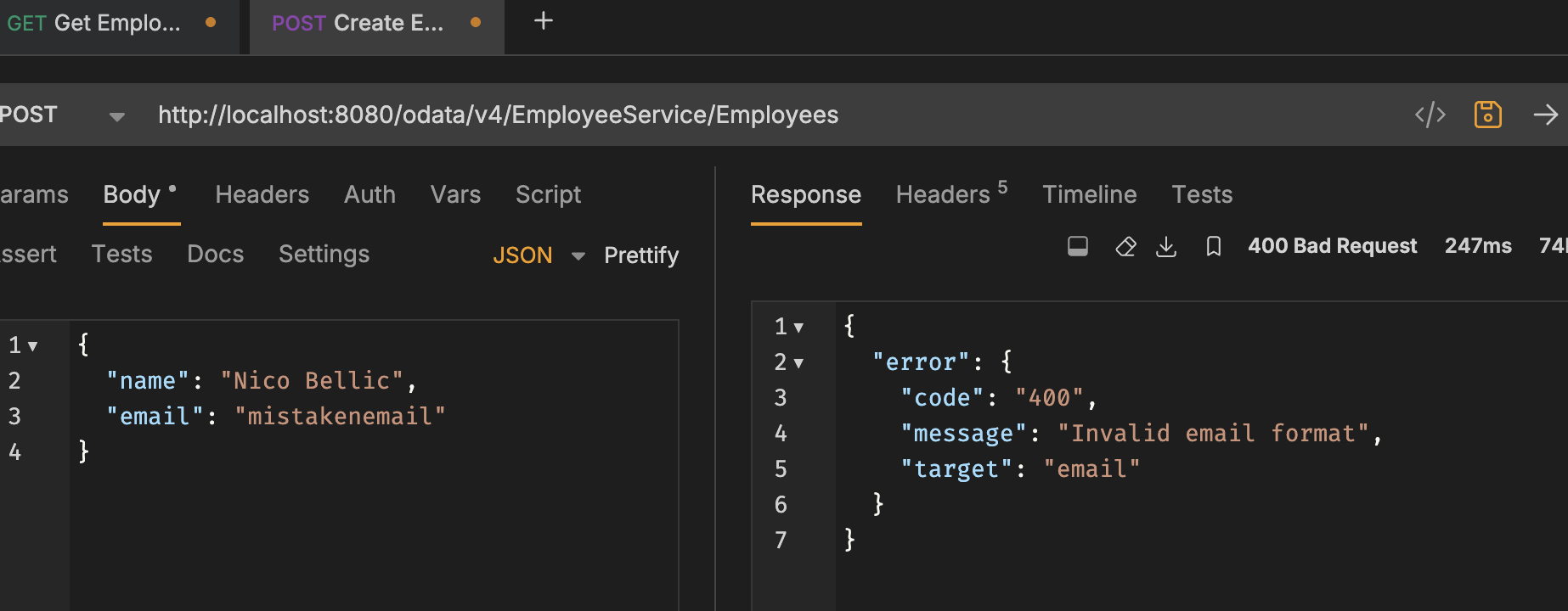 Validating data when building REST API with SAP CAP